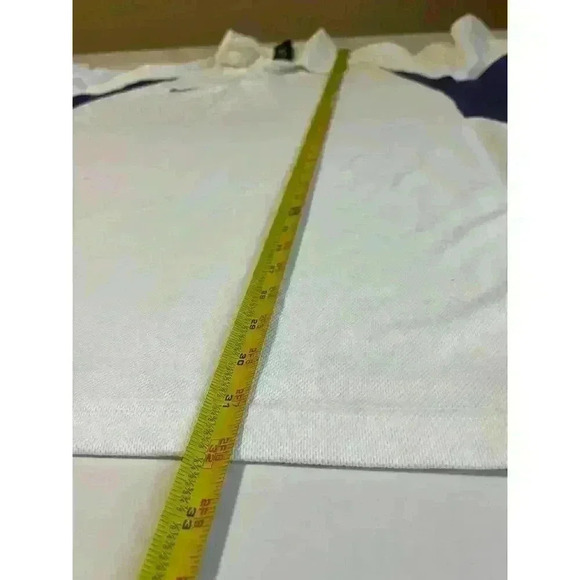 Vintage Y2K NIKE dri fit Waffle Polo Shirt Men's XL purple Golf Tennis 90s Style - Picture 7 of 9